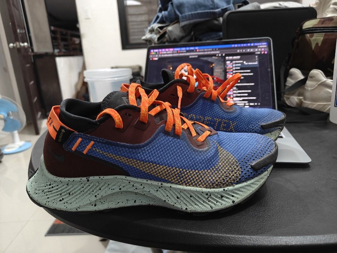 Nike Pegasus Trail 2 Gore-Tex size 6US (Category: Sneakers) located in Bulacan. Submitted by tipidayos (Listing ID 1444607134, Image 2). Description: Nike Pegasus Trail 2 Gore-Tex size 6US Still in good condition selling it for only 700 lp. Meetup malolos or shipping.