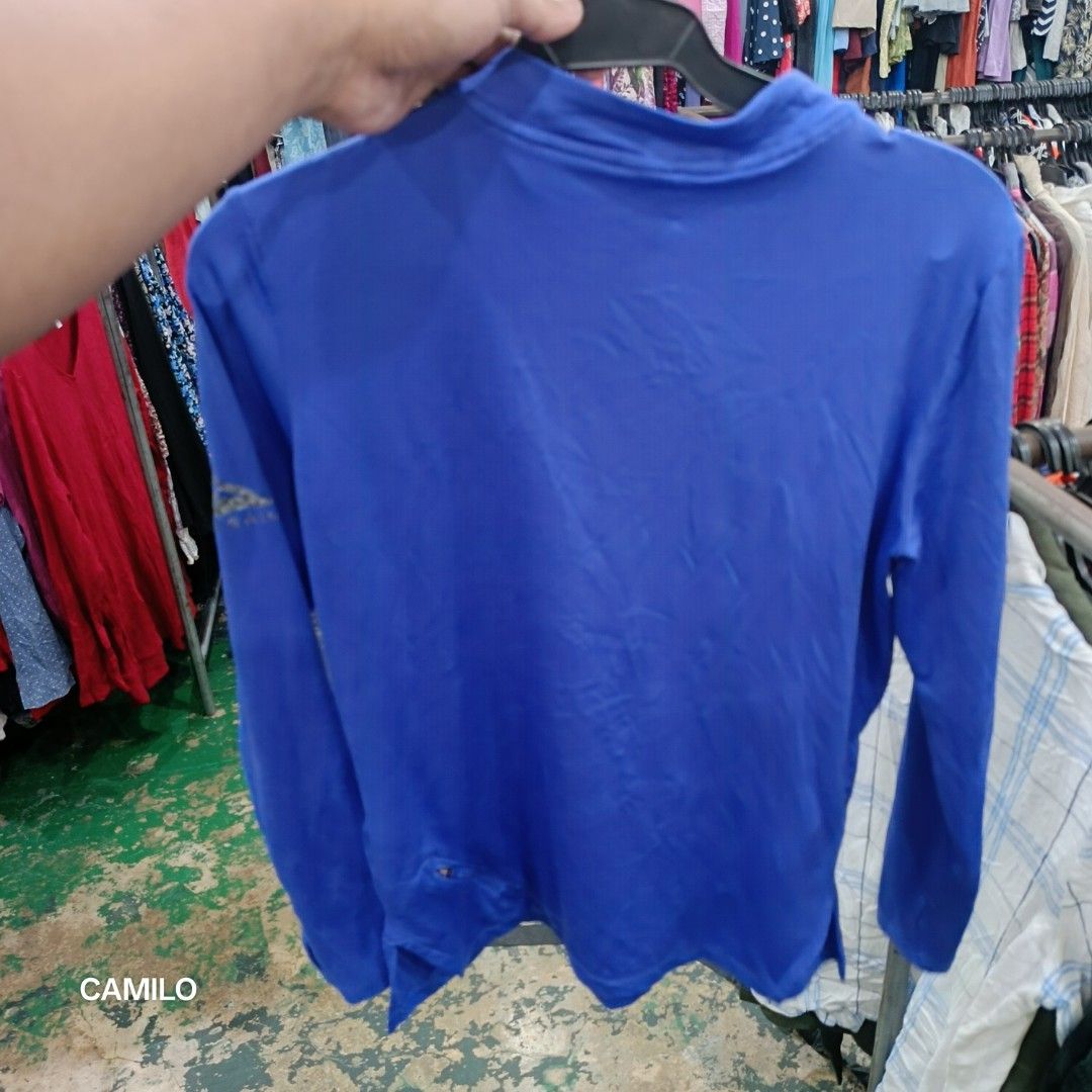 Nike Trail Long Sleeve Running Shirt small (Category: Activewear) located in San Jose del Monte. Submitted by qu4litees (Listing ID 1444589031, Image 3). Description: - Blue Nike Trail long sleeve shirt - Dri-FIT material for comfort and performance - Features a quarter zip at the neck - Nike Trail logo detail on the sleeve - Ideal for running, hiking, or other outdoor activities - Made in Sri Lanka - Size: S.
