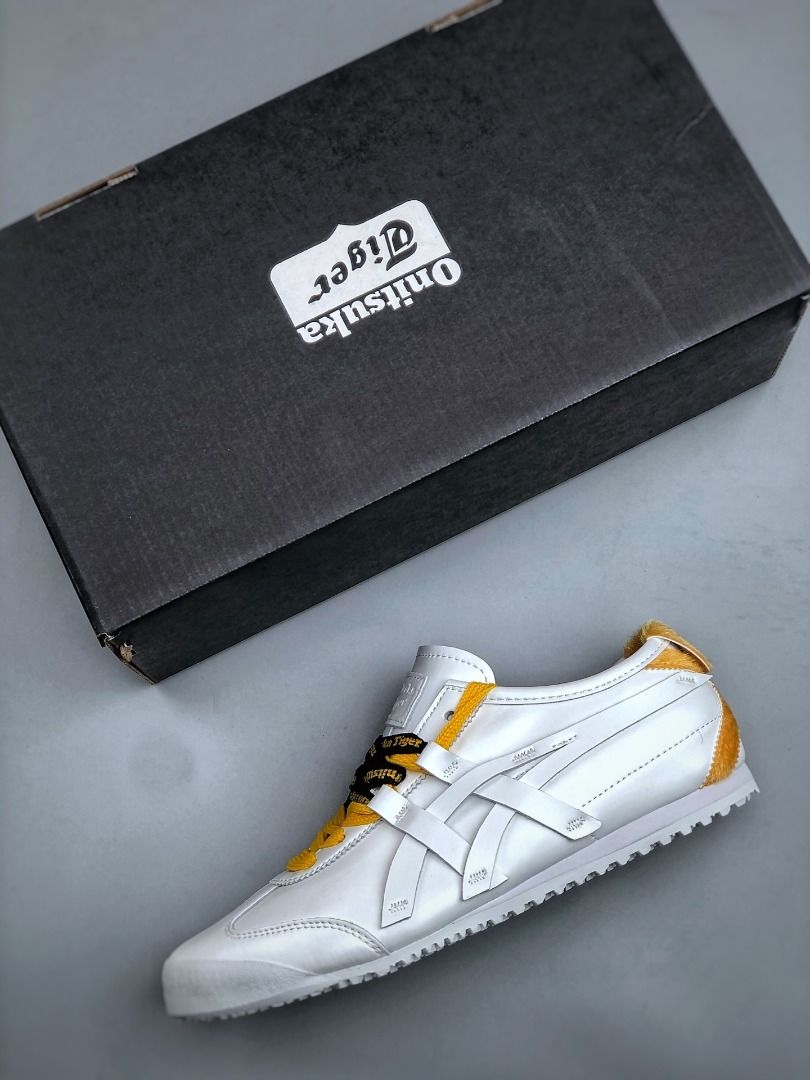 Onitsuka Tiger / Mexico 66 Slip-On / White Yellow / EU36-EU45 (Category: Sneakers) located in Singapore. Submitted by sellora_fashion (Listing ID 1444590907, Image 3). Description: .