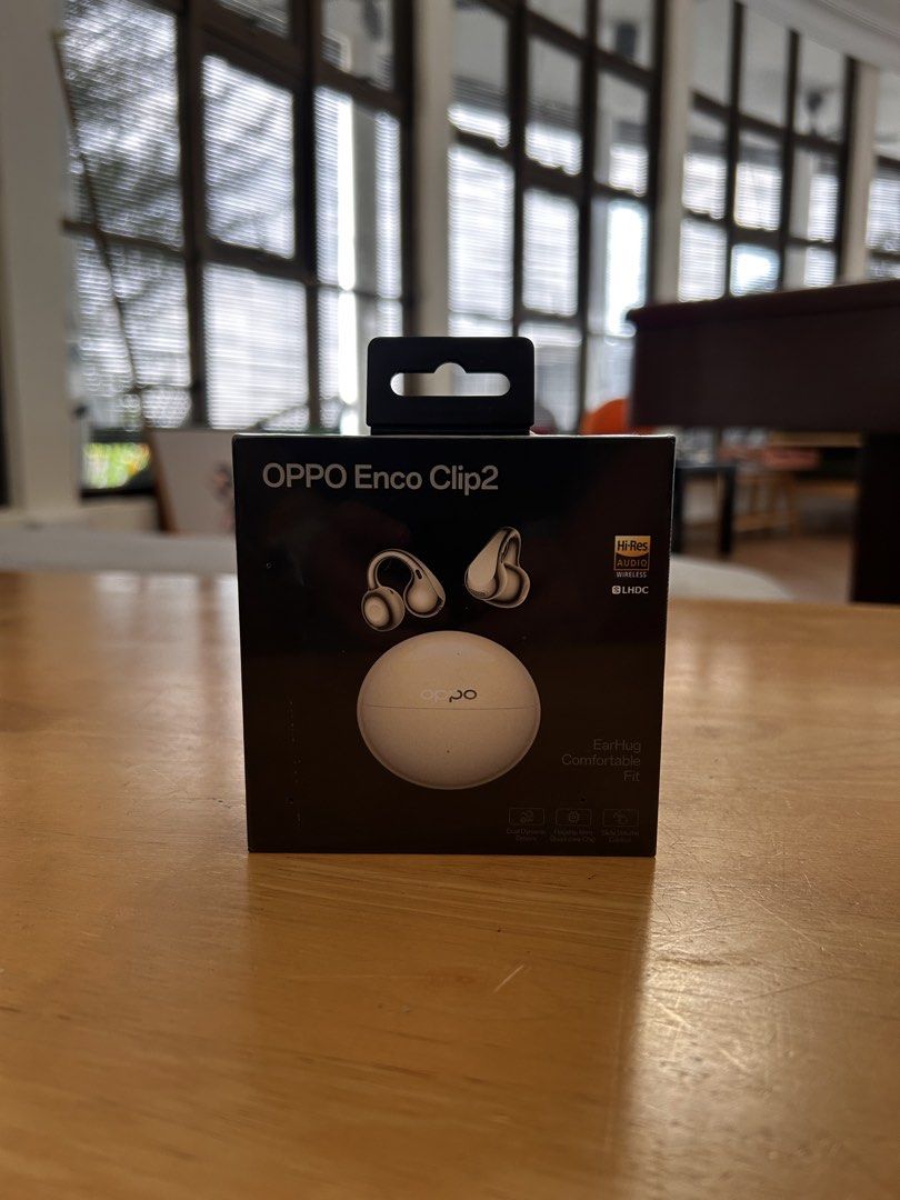 OPPO Enco Clip 2 True Wireless Earbuds (Category: Earphones) located in Manila. Submitted by maripineda (Listing ID 1444651168, Image 1). Description: - OPPO Enco Clip 2 Earbuds for sale - Comfortable ear-hug design for a secure fit - Supports -Res Audio and LDAC for superior sound quality - Excellent for both music listening and clear calls - Includes original packaging.