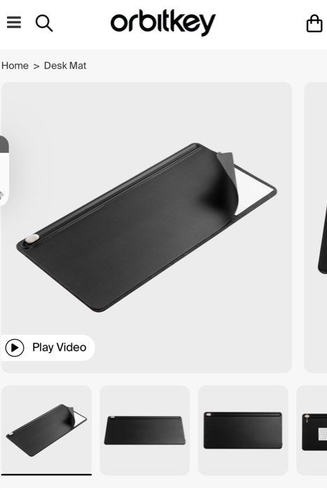 Orbitkey Desk Mat - Black Large485955256609024000