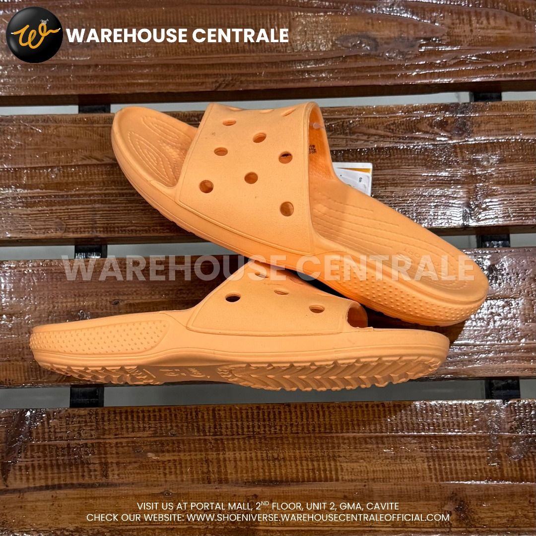 ORIGINAL CLASSIC SLIDE APRICOT WOMENS (Category: Slippers and slides) located in Cavite. Submitted by warehousecentraleofficial (Listing ID 1444564788, Image 3). Description: ORIGINAL CROCS BELOW SRP. Sizes: 9 US WOMEN 🚚 Couriers: JNT, JRS, LALAMOVE 💰 Mode of Payment: Bank Transfer, Gcash, and Paymaya 📩 DM our F(B) Page: Warehouse Centrale ✅ items are 100% original. 10x moneyback guarantee if proven fake! .