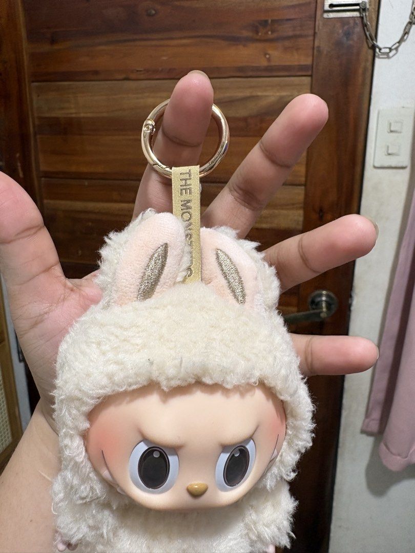 Original Pop Mart Labubu V1 Soymilk (Category: Plushies & Soft Toys) located in Santa Cruz. Submitted by rosie0601 (Listing ID 1444499433, Image 3). Description: - Cute and fluffy plush keychain from Pop Mart. - Features a popular character from 'The Monsters' series. - Comes with a convenient keyring attachment. - Ideal for decorating bags, backpacks, or your keys. - Made from soft, huggable material. - A must-have for collectors or anyone looki