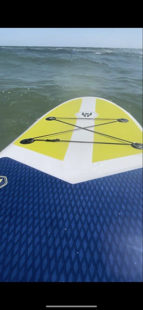 Paddle board Tahwalhi (Category: Outdoors & Gardening) located in Ashburton. Submitted by sammy_77 (Listing ID 1444571365, Image 1). Description: Pre loved paddleboard, third photo describes what it is included, everything is included except for the paddle so will need to be purchased separately In good condition Pick up only, Ashwood Can meet up as well depending on location .