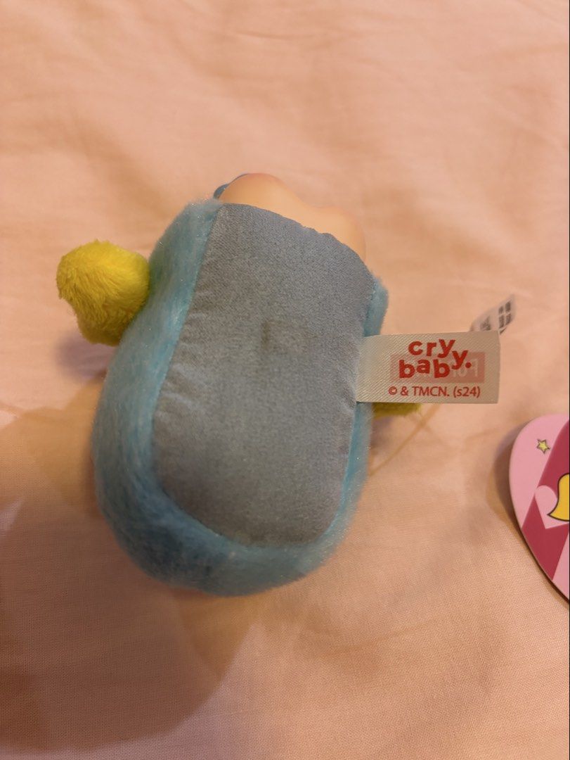 Popmart Crybaby Powerpuff Plush Keychain (Category: Plushies & Soft Toys) located in Navotas City. Submitted by peetamellark16 (Listing ID 1444604991, Image 3). Description: - Bubbles - Has minor flaws.
