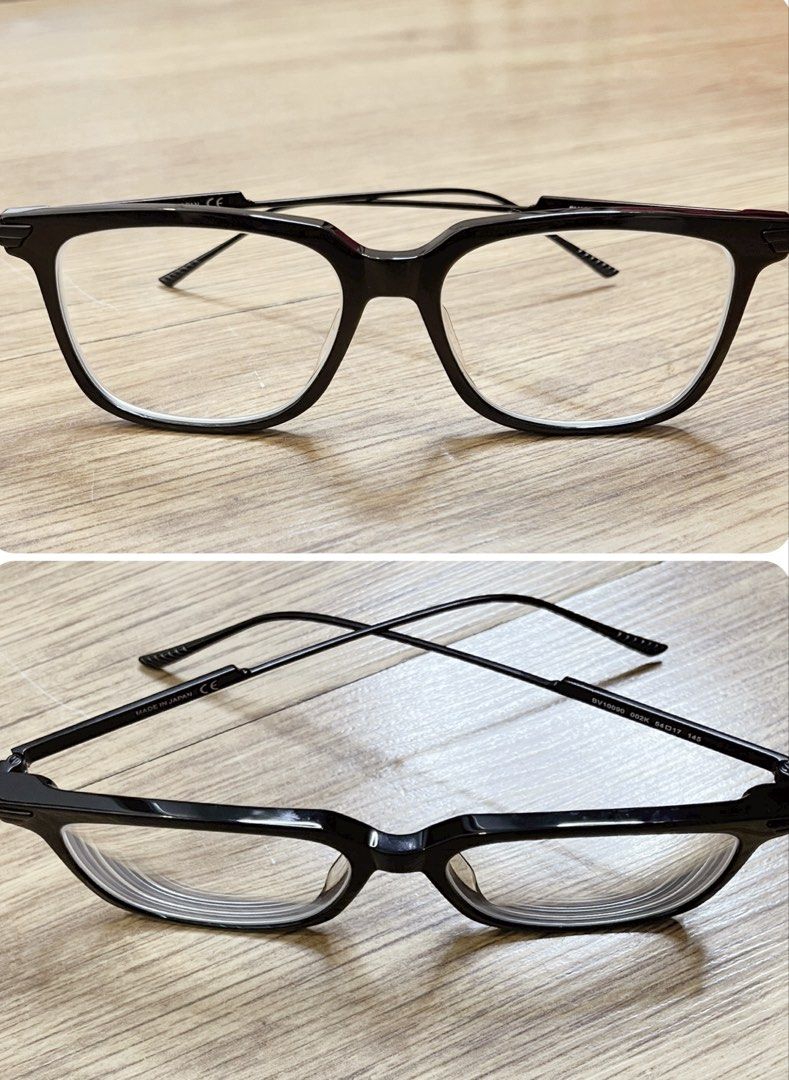 Preloved Bottega Veneta "Minimalist" Square/Rectangular Eyeglasses (Category: Sunglasses & Eyewear) located in Muntinlupa City. Submitted by alabangbargains (Listing ID 1444593142, Image 3). Description: watch item here: https://youtube.com/shorts/YQrLuMk3eQA?si=dLANf-iwf4xEuf52 1. Model • BV1009O (Color Code: 002K) • The frame measurements are also engraved right after the model number: 54▢17 145 (54mm lens width, 17mm bridge width, and 145mm te