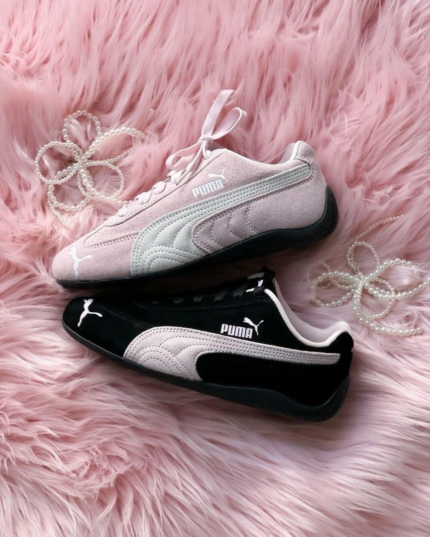 Puma Speedcat Shoes - Multiple Colors Available (Category: Sneakers) located in Cebu City. Submitted by hhatelier (Listing ID 1444499979, Image 2). Description: - Classic Puma Speedcat sneakers - Available in: Black, White, Brown, Red, Pink, Blue - Material: Suede - Features: Signature Puma branding, low-profile design - Perfect for: Casual wear, sporty look - Please check photos for available color options pum🐈‍⬛ rubber 👟 ₱2,750 buy 1 take 1 n