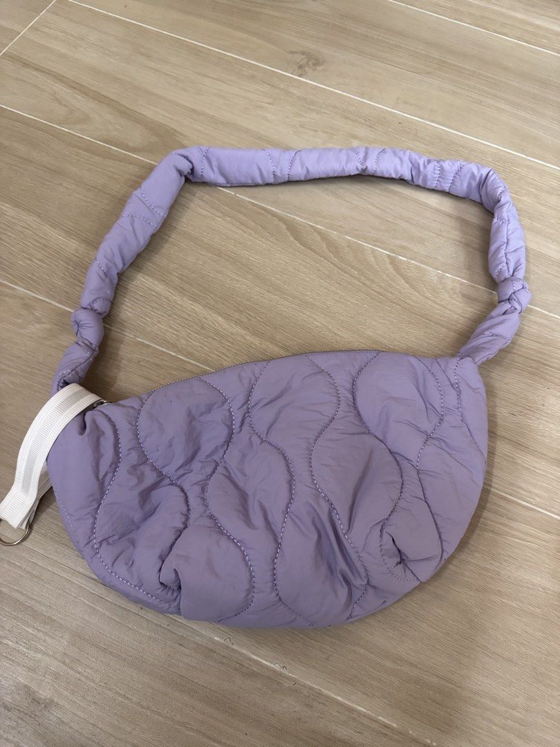 Purple Quilted Shoulder Bag (Category: Shoulder Bags) located in San Juan City. Submitted by outwithit (Listing ID 1444626303, Image 1). Description: RFS: Decluttering ⭐️Can negotiate if sure buyer No reservation unless paid for Delivery fee will be shouldered by buyer ‼️BUY AT YOUR OWN RISK (especially bags and shoes) - Item is in good condition when inspected while taking photos - I do not know how this item will perform - This item is old (not