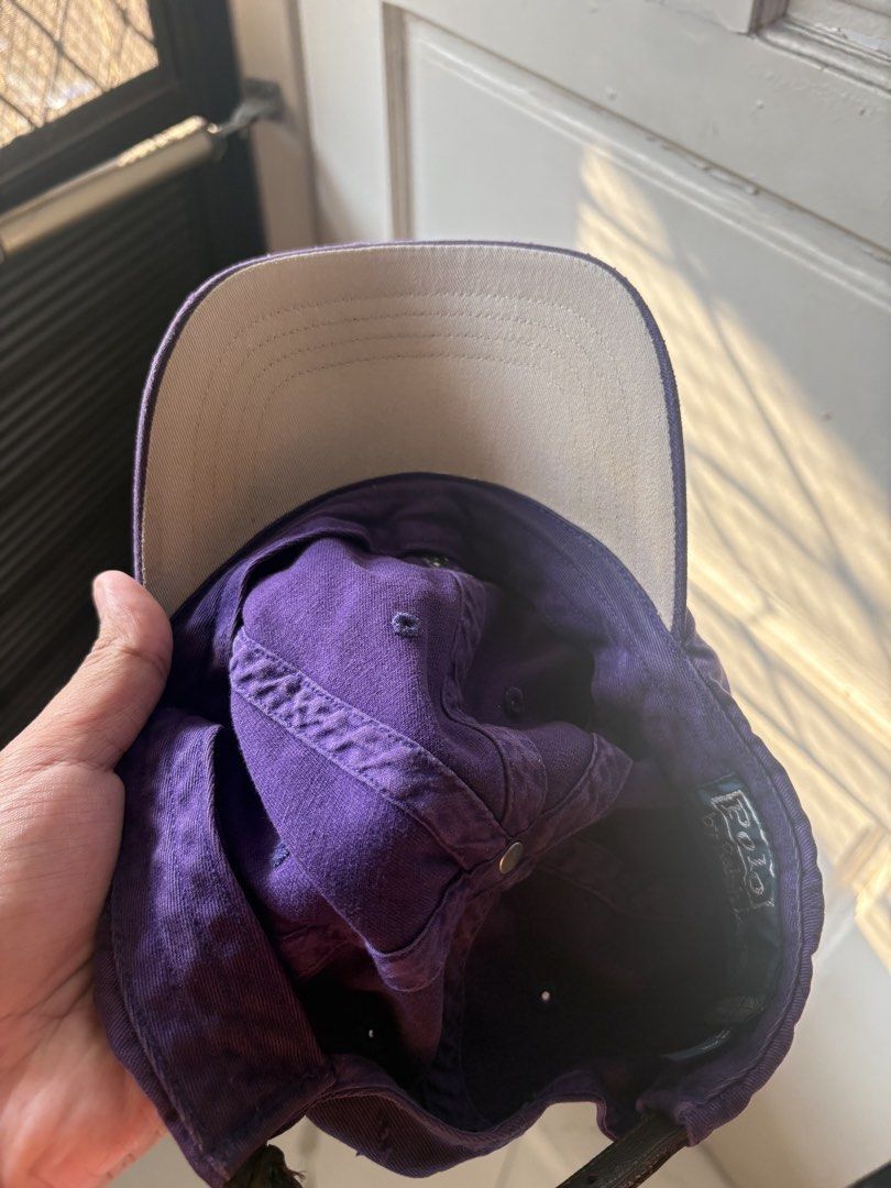 Ralph Lauren Dadhat Cap Leather Strap (Category: Caps & Hats) located in Quezon City. Submitted by dels1 (Listing ID 1444411089, Image 3). Description: Legit Violet / Dark Green Pony Leather strap .