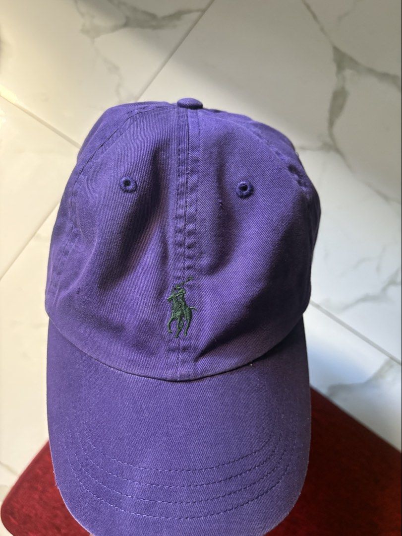 Ralph Lauren Dadhat Cap Leather Strap (Category: Caps & Hats) located in Quezon City. Submitted by dels1 (Listing ID 1444411089, Image 2). Description: Legit Violet / Dark Green Pony Leather strap .