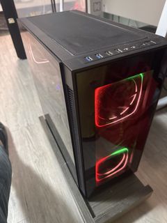 Black Computer Case with RGB Fan498271952506736640