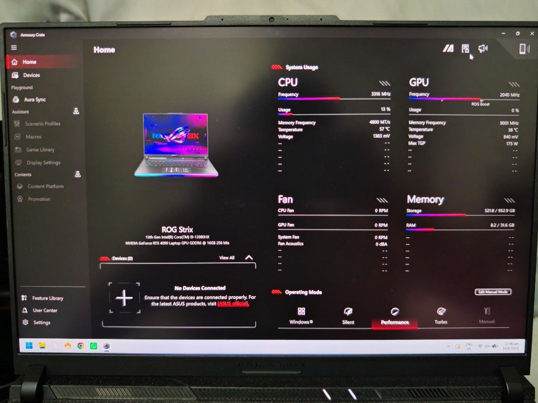 Rog Strix Scar 16 Rtx 4090485707496985077762