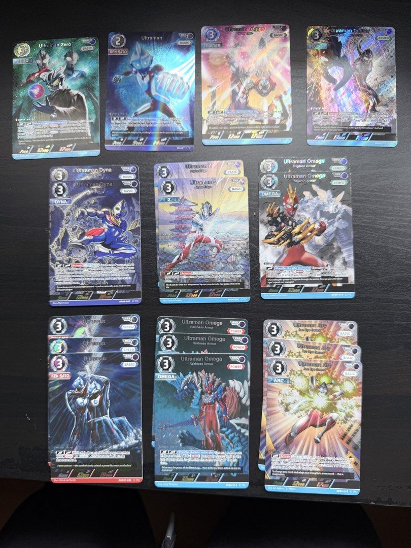 RRR Ultraman card game - Zero, Dyna, Omega, and More (Category: Raw Cards) located in Singapore. Submitted by mightycrystal_0027d4 (Listing ID 1444544932, Image 1). Description: Ultraman card game RRR - $15 each Get more for bundles Check out my other listings of Ultraman cards .