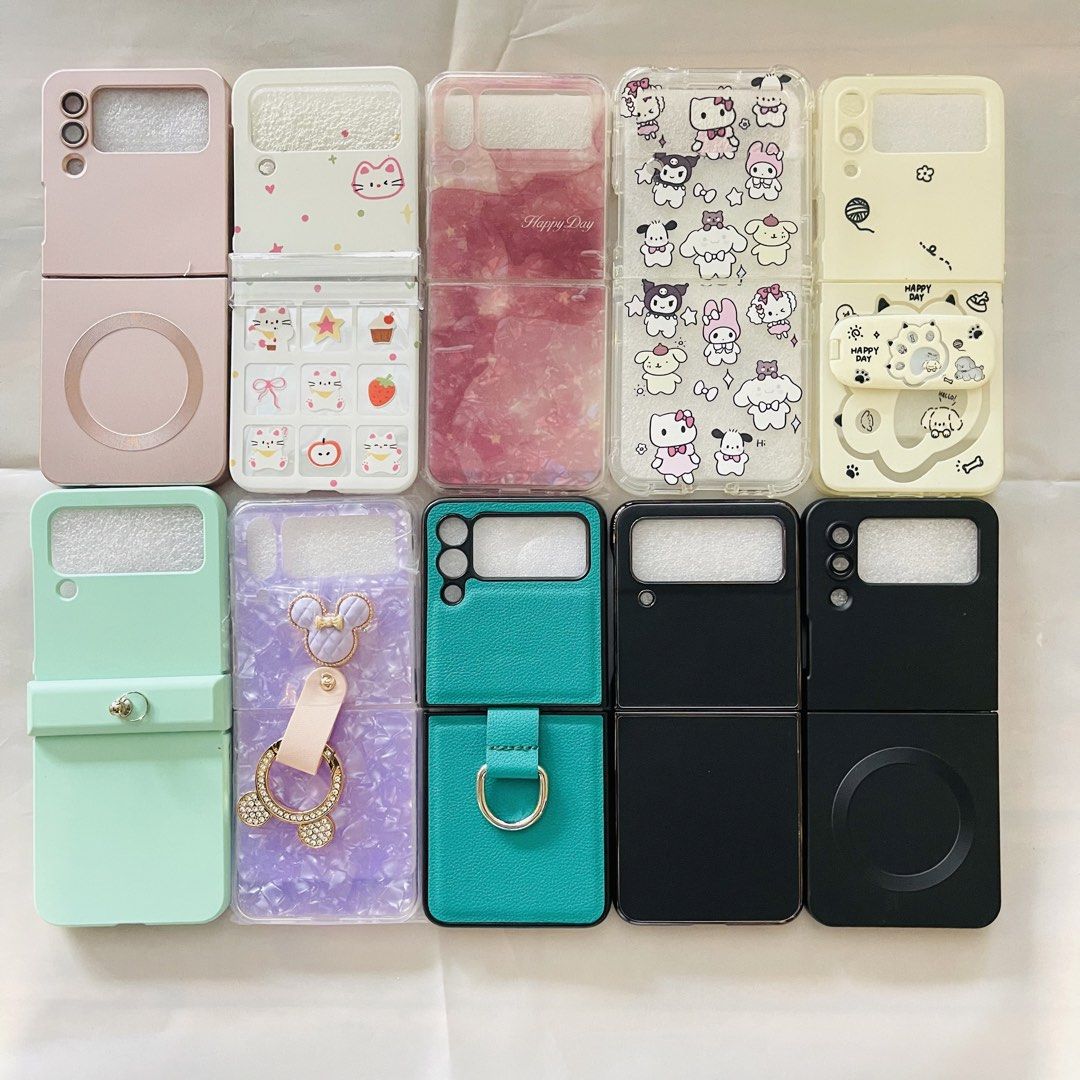 Samsung Galaxy Flip 3 and 4 Case (Category: Cases & Sleeves) located in Mandaluyong City. Submitted by co.case (Listing ID 1444603222, Image 3). Description: ₱150-220 each.