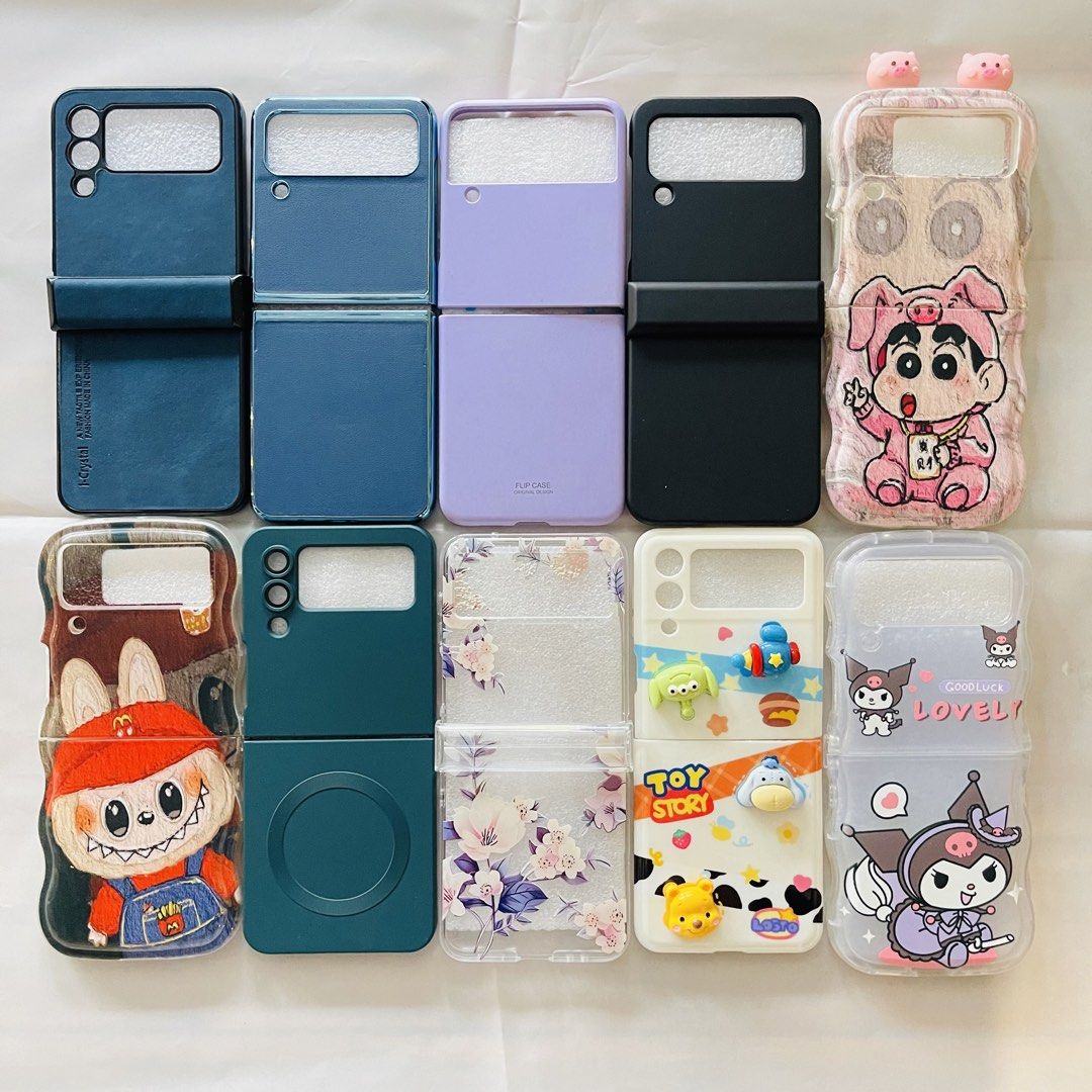 Samsung Galaxy Flip 3 and 4 Case (Category: Cases & Sleeves) located in Mandaluyong City. Submitted by co.case (Listing ID 1444603222, Image 2). Description: ₱150-220 each.
