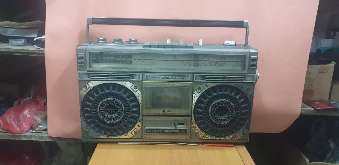 Sharp Radio Cassette Player (Category: Portable Music Players) located in Manila. Submitted by zandre615 (Listing ID 1444517382, Image 1). Description: Vintage sharp radio for sale Model gf 6060, 220 V Not working, selling as is Manila area.