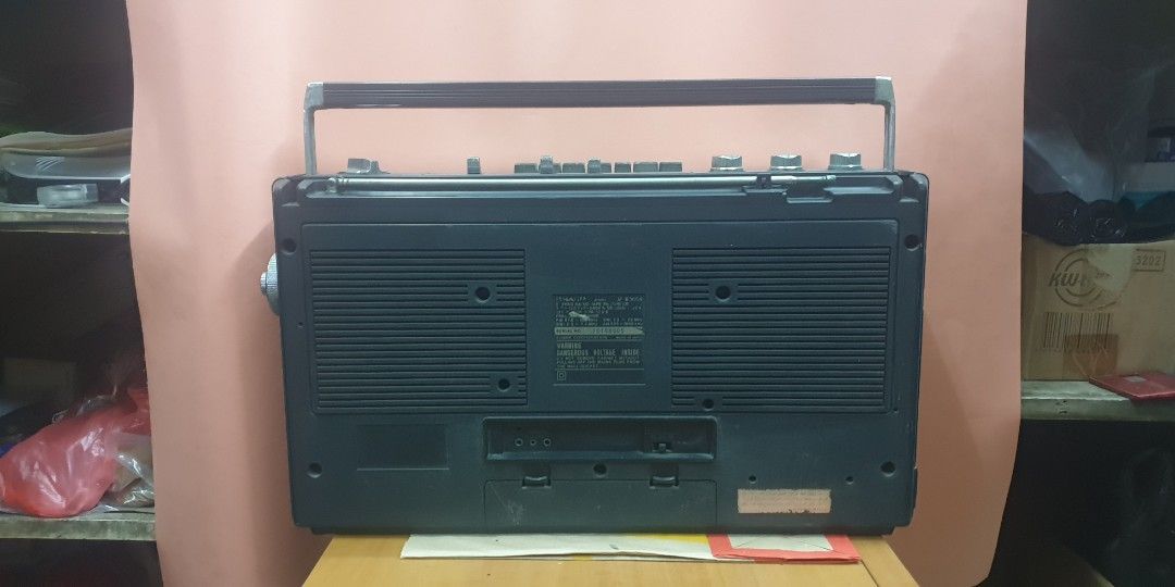 Sharp Radio Cassette Player (Category: Portable Music Players) located in Manila. Submitted by zandre615 (Listing ID 1444517382, Image 2). Description: Vintage sharp radio for sale Model gf 6060, 220 V Not working, selling as is Manila area.