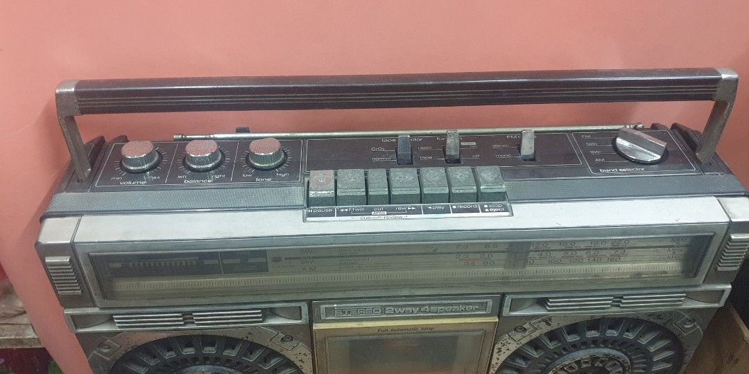 Sharp Radio Cassette Player (Category: Portable Music Players) located in Manila. Submitted by zandre615 (Listing ID 1444517382, Image 3). Description: Vintage sharp radio for sale Model gf 6060, 220 V Not working, selling as is Manila area.