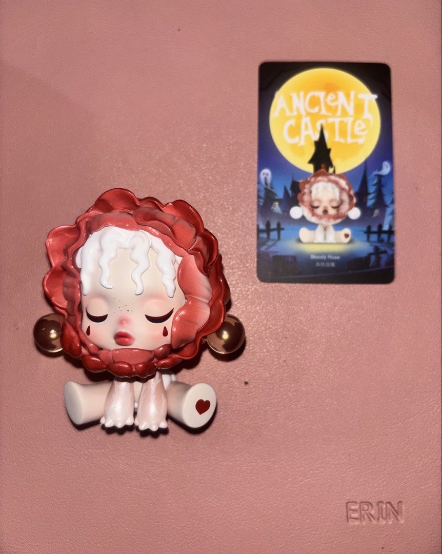 Skullpanda Ancient Castle: Bloody Rose (Category: Designer & Blind Box Toys) located in Antipolo. Submitted by erinescache (Listing ID 1444607647, Image 1). Description: Skullpanda Ancient Castle Bloody Rose With box and card Mode of Payment: GCash, Seabank, GoTyme (Payment first) Mode of Delivery: JNT .