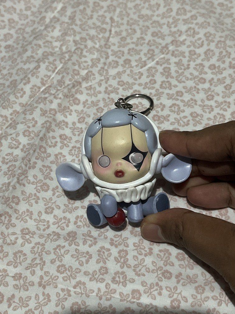 Skullpanda The Elephant Colllectible Key Chain (Category: Designer & Blind Box Toys) located in Paranaque City. Submitted by flees.thrift10 (Listing ID 1444615315, Image 3). Description: This is a POP MART Skullpanda “The Elephant” figure from “The Mare of Animals” series.The collectible figure is designed as a themed doll pendant with a keychain attachment..