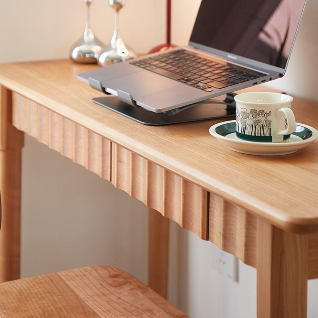 Small Study Table (Category: Tables & Sets) located in Singapore. Submitted by september_house.sg (Listing ID 1444520389, Image 3). Description: Small Study Table Free Delivery & Installation Product Dimension: ◾ L90cm x W40cm x H75cm - $399.00 ◾ L110cm x W40cm x H75cm - $449.00 ◾ L130cm x W40cm x H75cm - $499.00 Product Material: FAS Grade Solid Cherry Wood Disclaimer: - Product colour may slightly vary due to photographic lighting. - Please all