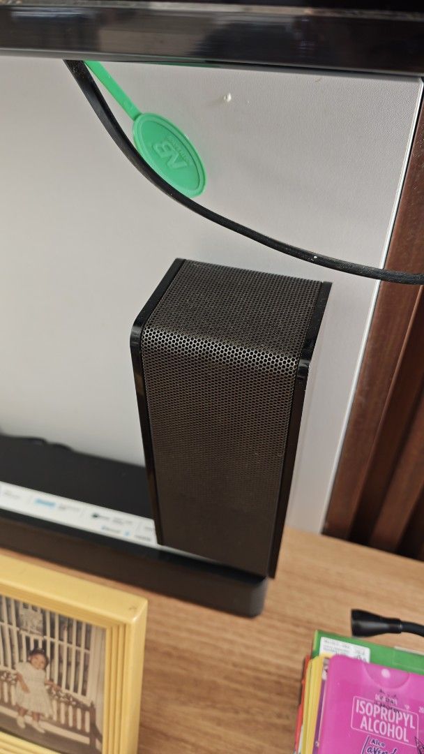 Sony Soundbar HT-RT3 WIRED setup (Category: Soundbars, Speakers & Amplifiers) located in Marikina City. Submitted by karlmichael.nadunza (Listing ID 1444538567, Image 3). Description: Rush selling. negotiable. Sony soundbar and 2 rear speakers, and bass tower. - Tested and confirmed working - Bluetooth functionality, HDMI ARC, and Analog. Rush Selling. No issues with quality of sound. NEGOTIABLE.