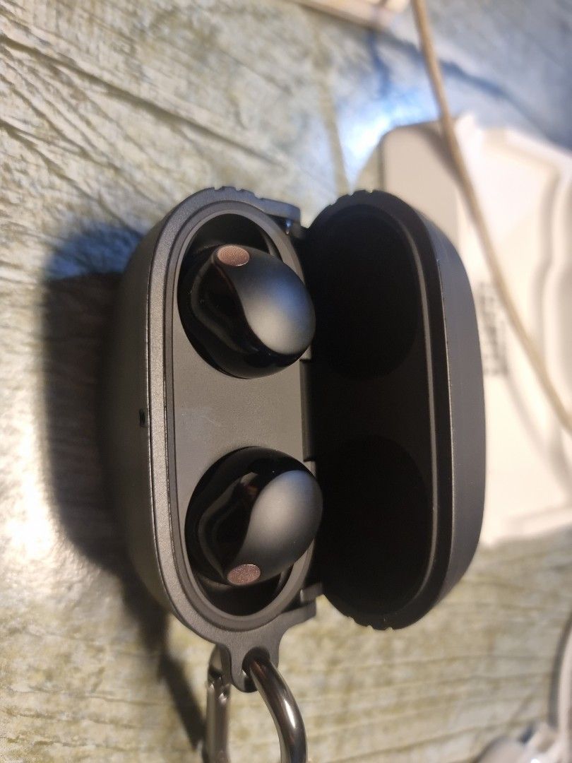 Sony WF 1000xm5 (Category: Earphones) located in Caloocan City. Submitted by r22174996554858 (Listing ID 1444614448, Image 1). Description: Bought this June 1, 2026. with box, spare eartips, and case..