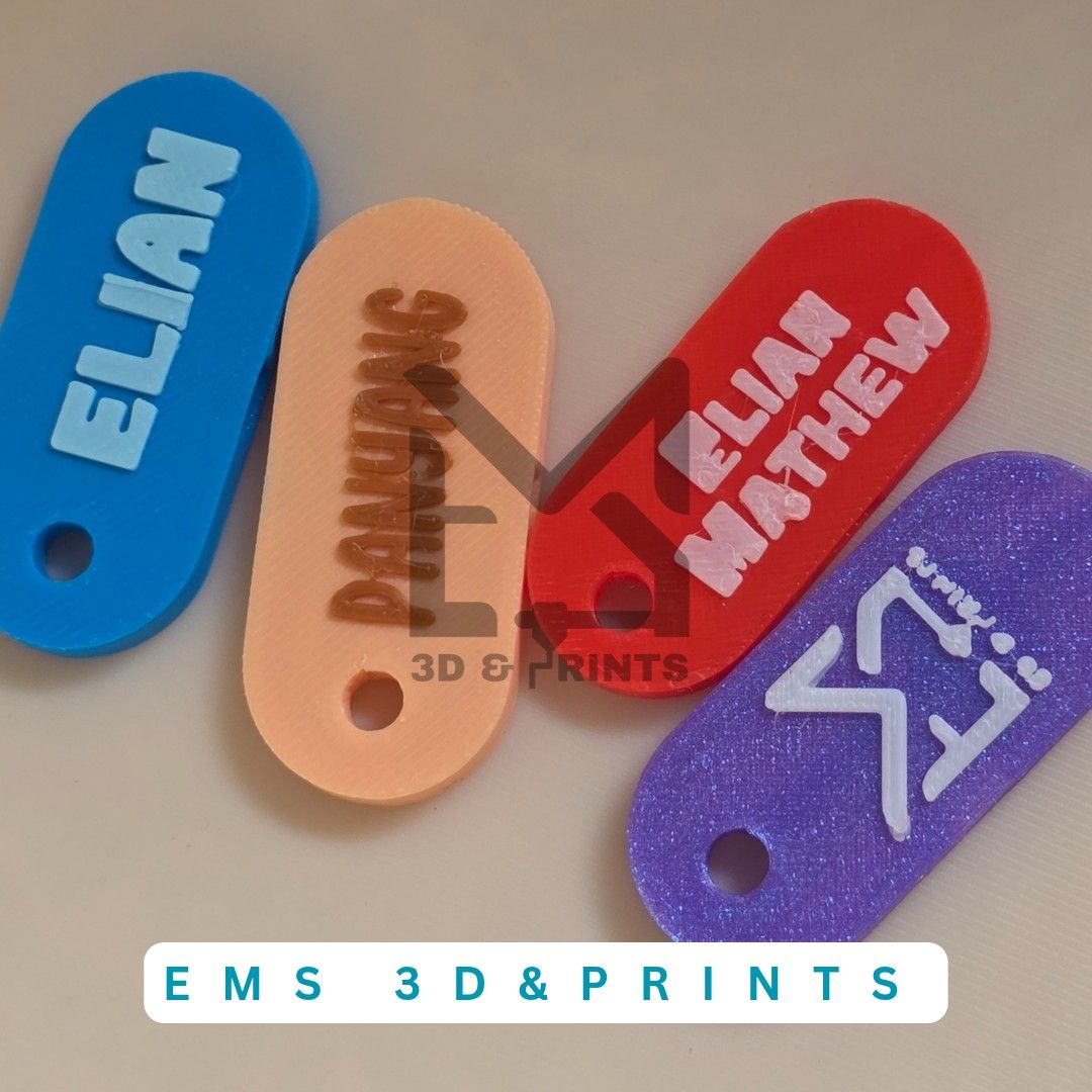 Sos Customized Name whistle - 3D Printed (Category: Stationery & School Supplies) located in Manila. Submitted by annlicious (Listing ID 1400163600, Image 2). Description: - Personalized name small whistle - Perfect for bags and go bag - Available in various colors: white, black, red, blue, cyan, pink, orange, green, purple, dark blue - Choose your font style - Customize with your name or any text - Includes a chain for easy attachment.