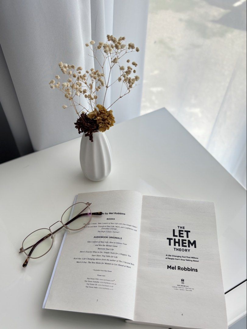The Let Them Theory by Mel Robbins (Category: Storybooks) located in Tuguegarao City. Submitted by _aeontriz (Listing ID 1444530014, Image 2). Description: ✔️Excellent Condition ✔️Clean Pages ✔️Perfect for Self-Growth & Motivation ✔️Affordable Price.