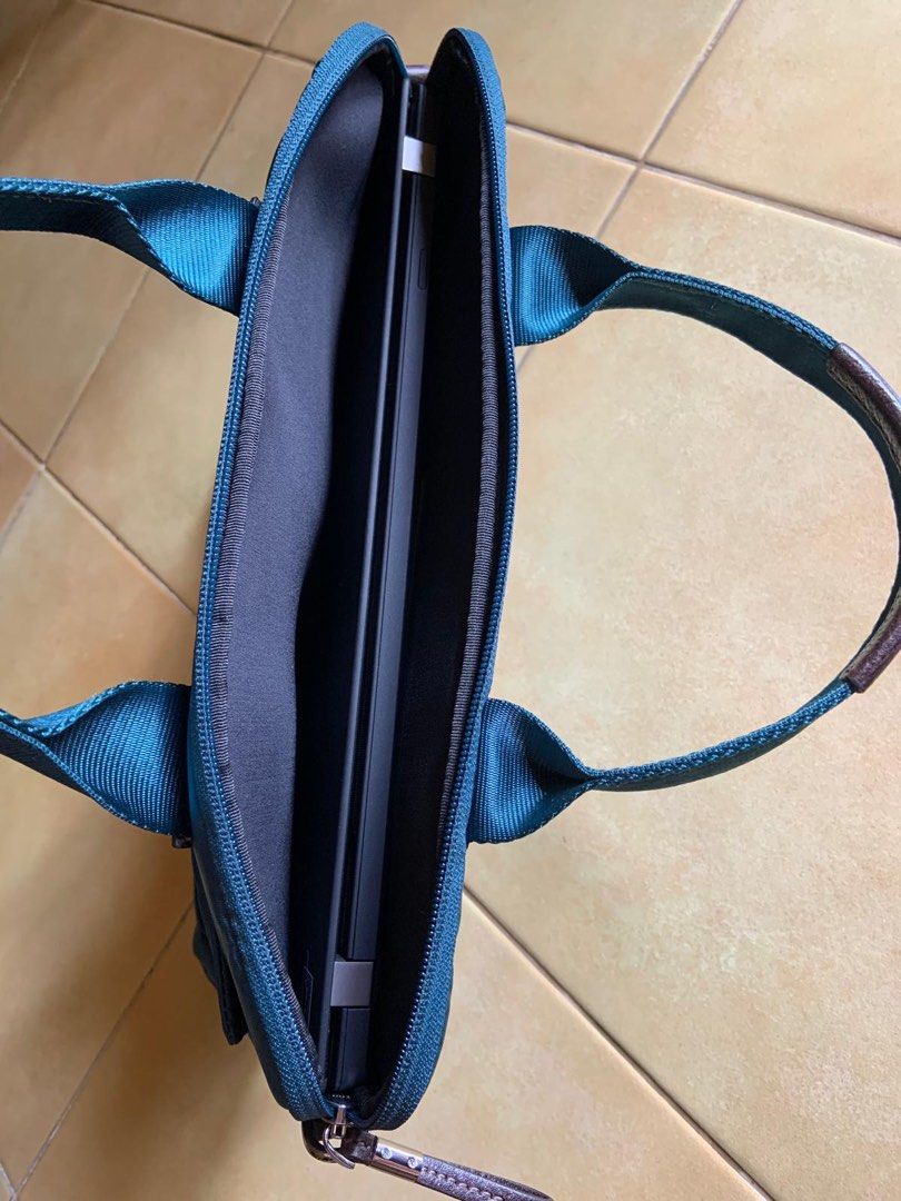 Tumi Teal Nylon Laptop Bag with Shoulder Strap485454800183644162