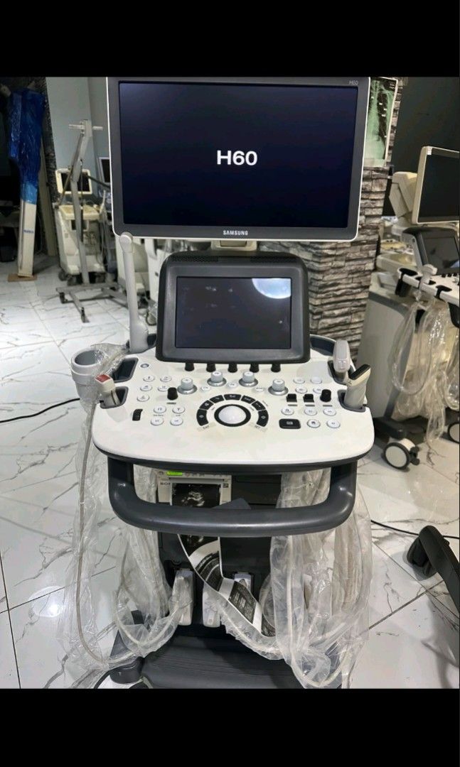 Ultrasound Machine (Category: Medical Supplies & Tools) located in Angeles City. Submitted by ryainramos (Listing ID 1444503770, Image 3). Description: Brand: Samsung H60 4 probes Convex Linear Transvaginal Cardiac/ 2D echo.