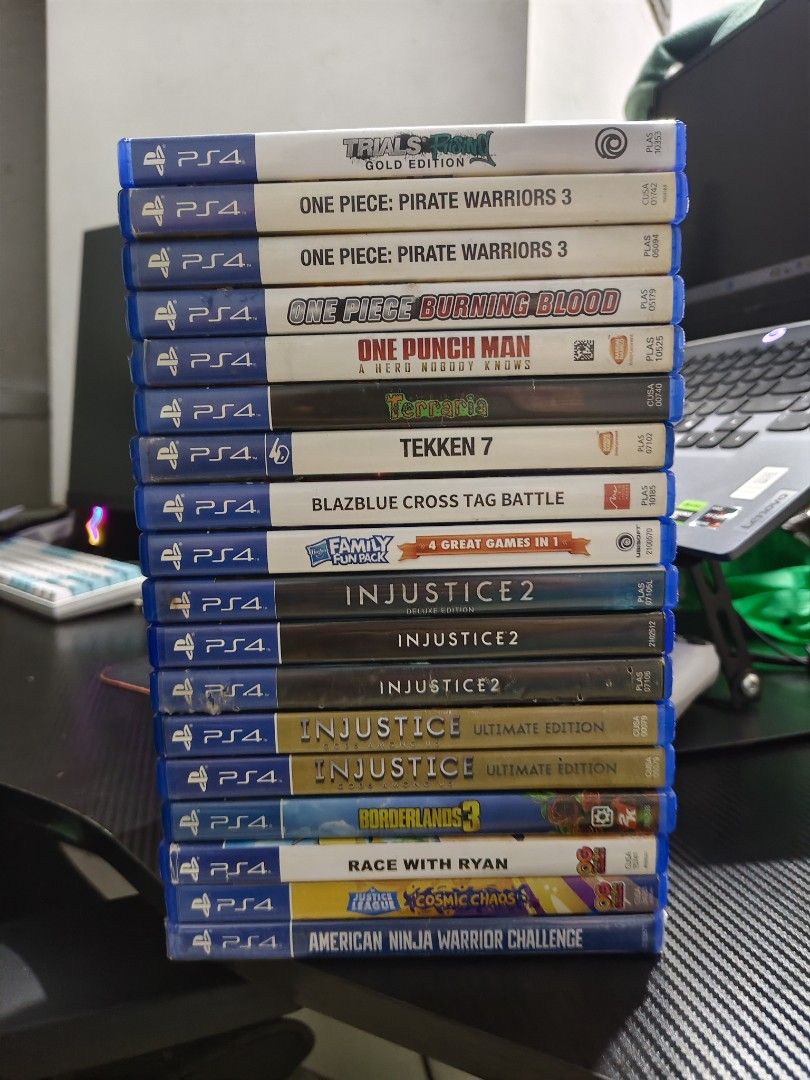 USED MULTIPLAYER PS4 GAMES / INJUSTICE / TEKKEN 7 / ONE PIECE (Category: PlayStation) located in Manila. Submitted by mikkolosg20176 (Listing ID 1444525646, Image 1). Description: TRADE OR SALE GAME PRICE: 500 - 1.2k 📍 SHIPPING OR PICKUP 📍 BAGUMBAYAN TAGUIG 📍PIN LOCATION: MCG PURPLE GAMING TAGUIG.
