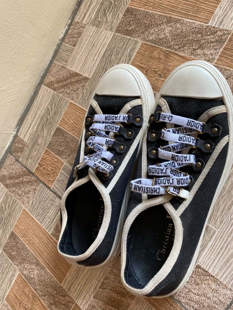 Walk N Dior (Category: Sneakers) located in Las Pinas. Submitted by cheechay09 (Listing ID 1444556937, Image 1). Description: 23 cm . Euro 37 Super good condition. Minimal Signs of usage..