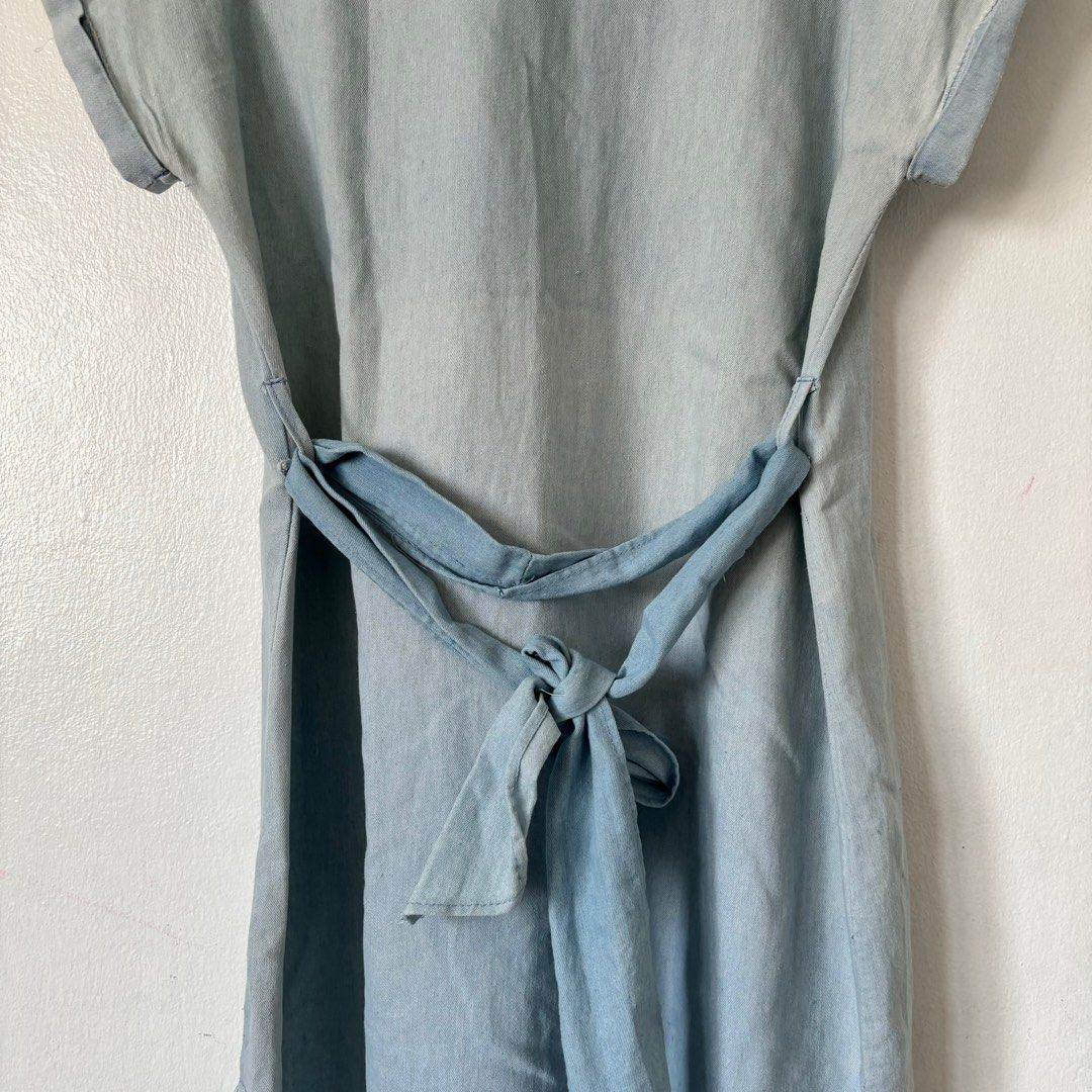 washed blue denim denim dress (Category: Dresses) located in Manila. Submitted by miskym (Listing ID 1444550473, Image 3). Description: .