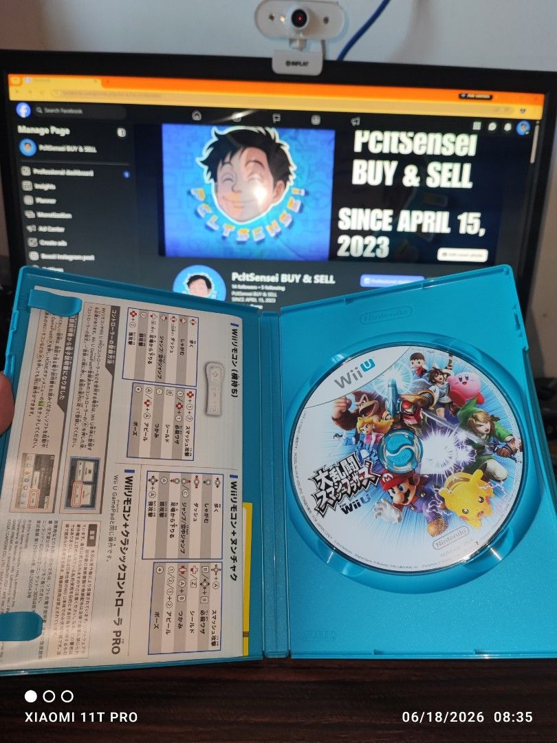 WII U CD " Super Smash Bros " JPN (Category: Nintendo) located in Manila. Submitted by pcltasenseigaming (Listing ID 1444502494, Image 2). Description: WII U CD " Super Smash Bros " JPN 📌 Price 899 📌 Negotiable 📌 Details : Normal na sa 2nd hand cd na may scratch/scratches 📌 2nd Hand Tested Working 📌 Can Send Pictures/Video Of Item With Time & Date 📌 Compatibility is buyer's responsibility 📌 PLEASE RATE MY MARKETPLACE PROFILE AFTER TRANSACT