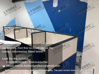 workstation tables bpo system office partitions, Furniture & Home ...