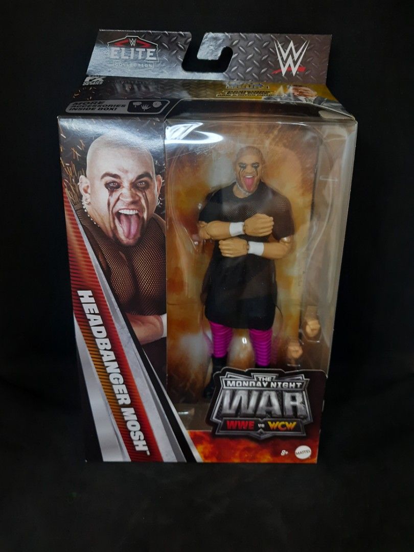WWE Elite Monday Night Wars Headbangers (Category: Figurines & Statues) located in San Juan City. Submitted by ged06 (Listing ID 1444588255, Image 2). Description: Title: WWE Action Figures – Mattel | Brand New, Unopened | PRICE FIXED Description: Brand new and unopened WWE Action Figures for sale! All figures are complete with accessories. Please note that while the items are in brand new condition, there may be minor cosmetic imperfections on t