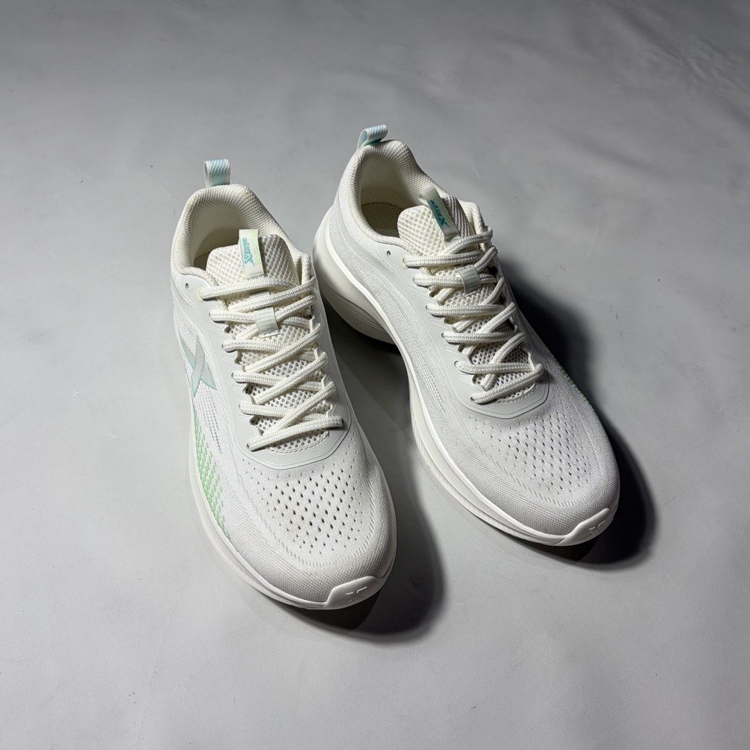 XEP White Running Shoes (Category: Sneakers) located in Baguio. Submitted by suffering (Listing ID 1444618217, Image 2). Description: - White XEP running shoes - Lightweight and breathable mesh upper - Comfortable sole for running - Perfect for training or everyday wear.