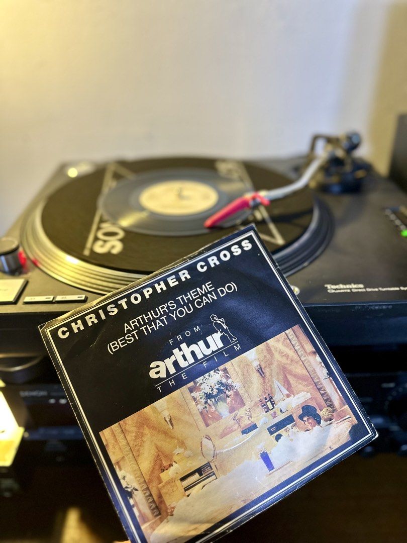 [7”] Arthur’s Theme (Best That You Can Do) - Christopher Cross (Category: Vinyls) located in Makati City. Submitted by pitsrecords (Listing ID 1444743954, Image 1). Description: [7”] Arthur’s Theme (Best That You Can Do) - Christopher Cross Cover / Label : VG+ Media : VG+ - VG++ ₱300.