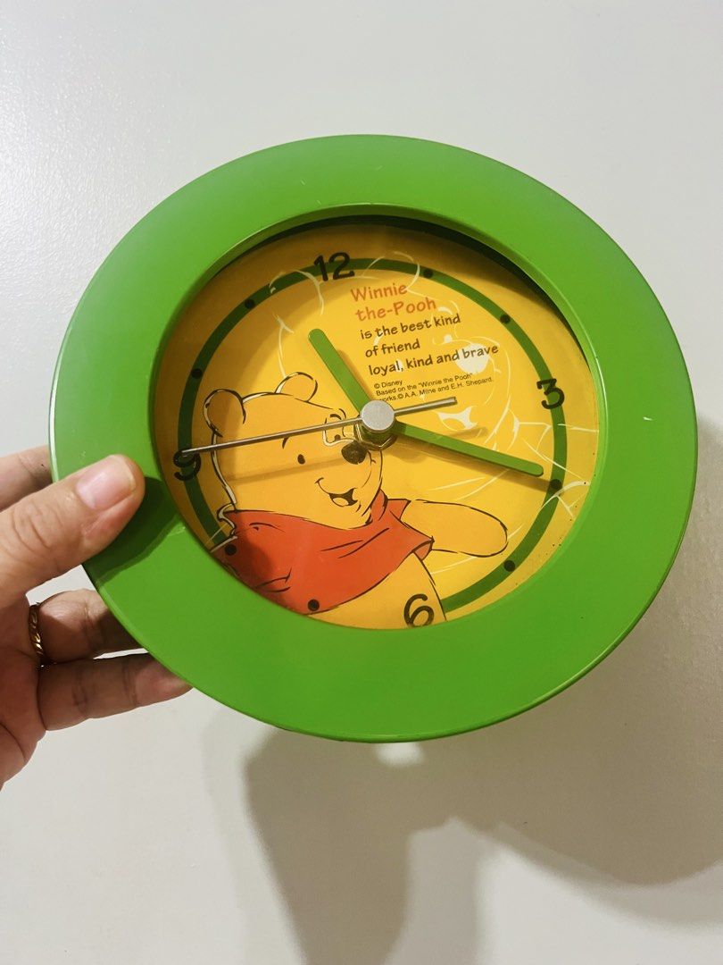 Affordable Pooh Mini Wall Clock (Category: Clocks) located in Malolos. Submitted by afford.japan (Listing ID 1444727720, Image 1). Description: Affordable Pooh Mini Wall Clock 😍👌🏻.