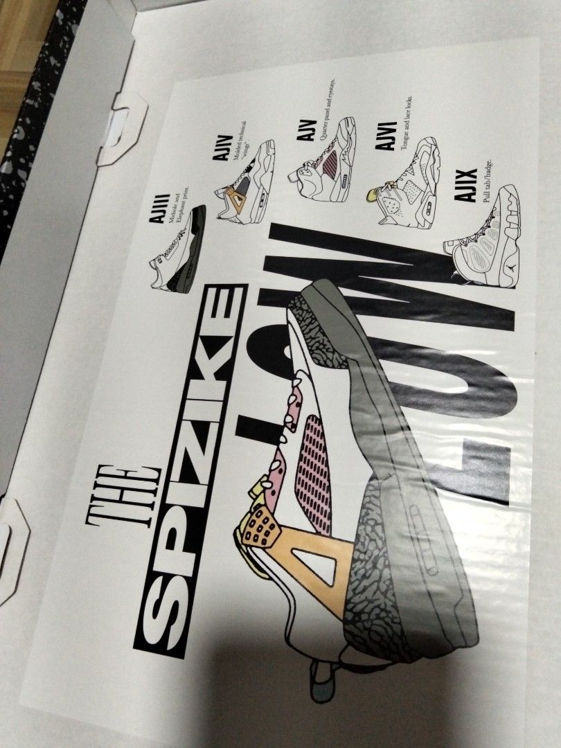 Air Jordan Spizike Low Authentic size 9.5 (Category: Sneakers) located in Pasay City. Submitted by jerome23 (Listing ID 1444830658, Image 3). Description: size 9.5 u.s men brand new 💯 Authentic.