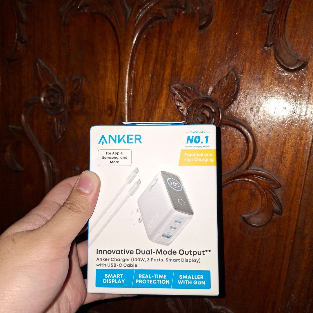 Anker 100w smart display fast charger iphone 17 (Category: Chargers & Cables) located in Pasig City. Submitted by fasttech01 (Listing ID 1444725516, Image 3). Description: .