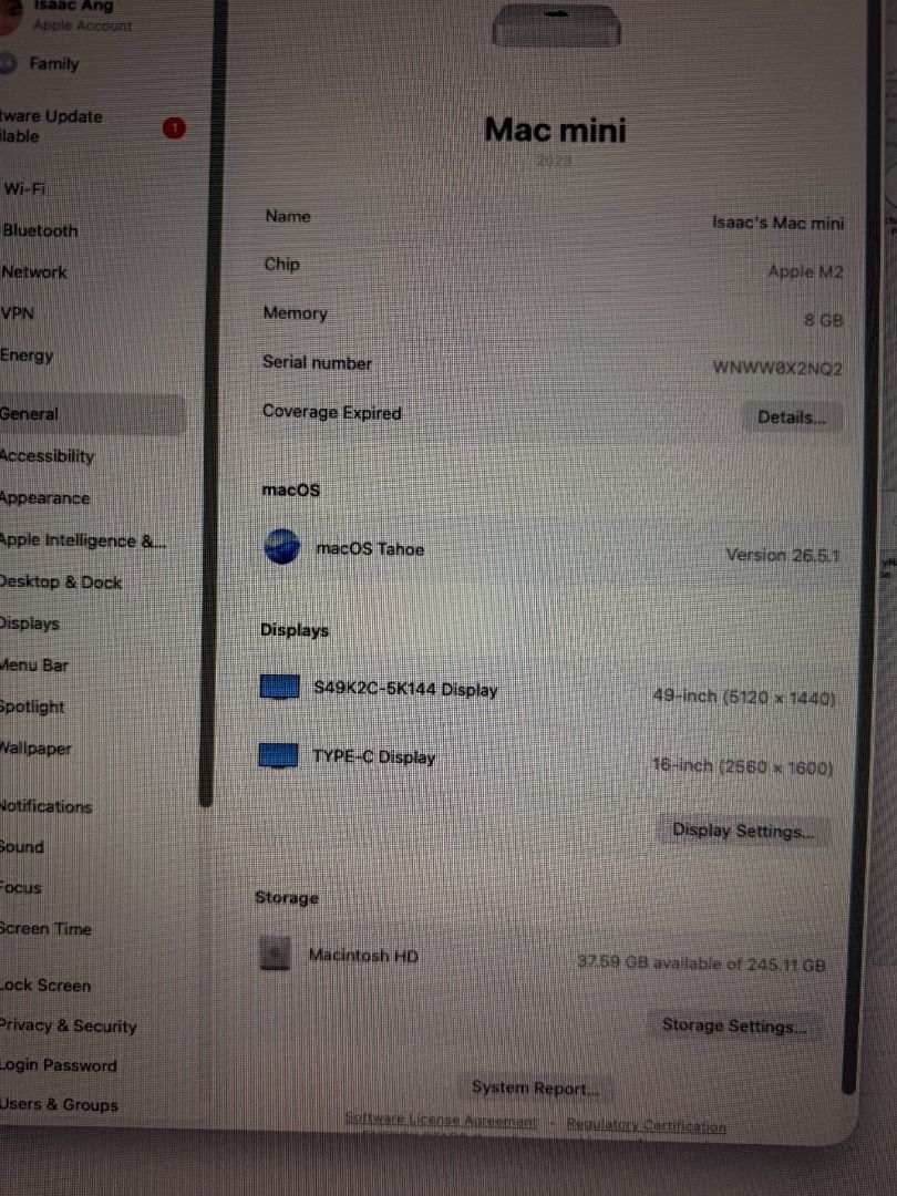 Apple Mac mini M2 8GB RAM 256GB SSD, Computers & Tech, Desktops on