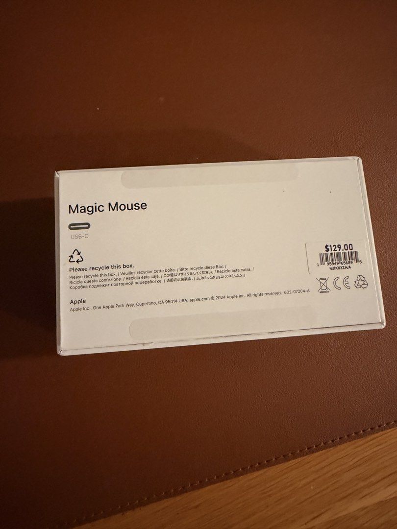 Apple Magic Mouse USB-C (Black)486655015235758081