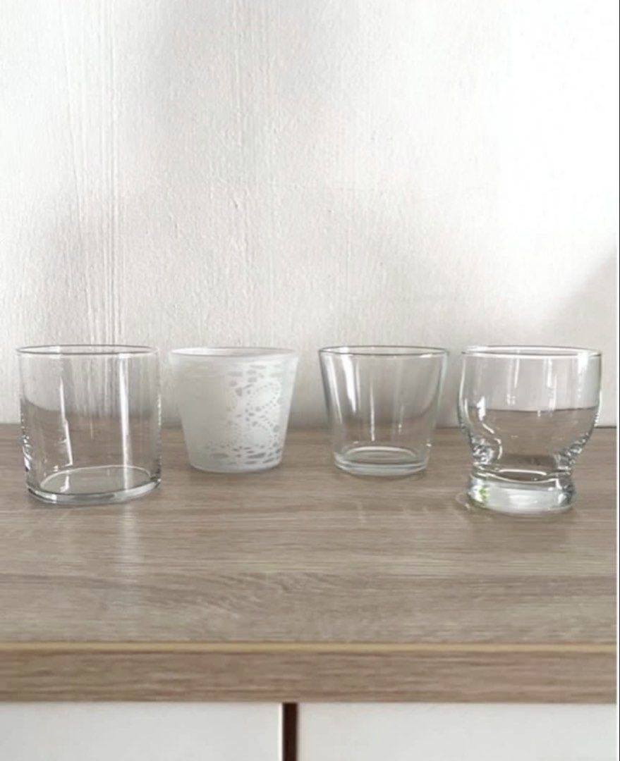 Assorted IKEA Glass Cups486737632256348161