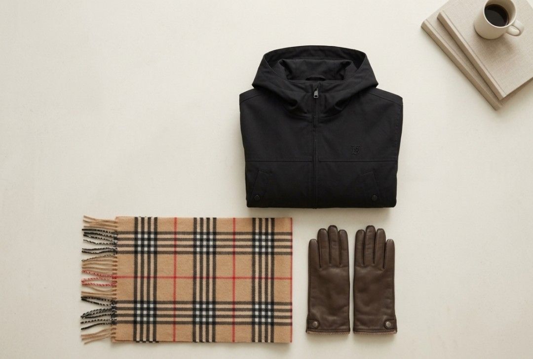 Authentic Burberry Vintage Scraf/Scarve Outerwear (Category: Coats, Jackets and Outerwear) located in Las Pinas. Submitted by outerwearsmanila (Listing ID 1444729081, Image 3). Description: The Details Preloved Excellent to like new Condition Highlights sand beige check pattern fringed trim Made in london Composition Cashmere 100% Washing instructions Specialist Cleaning 950.