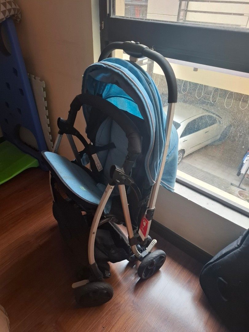 Baby Stroller - Blue (Category: Strollers) located in San Juan City. Submitted by cj9978 (Listing ID 1444704872, Image 2). Description: - Lightweight blue baby stroller - Easy to fold and maneuver - Convenient storage basket underneath - Padded seat for baby's comfort - Ideal for everyday use - Ready for its new family!.