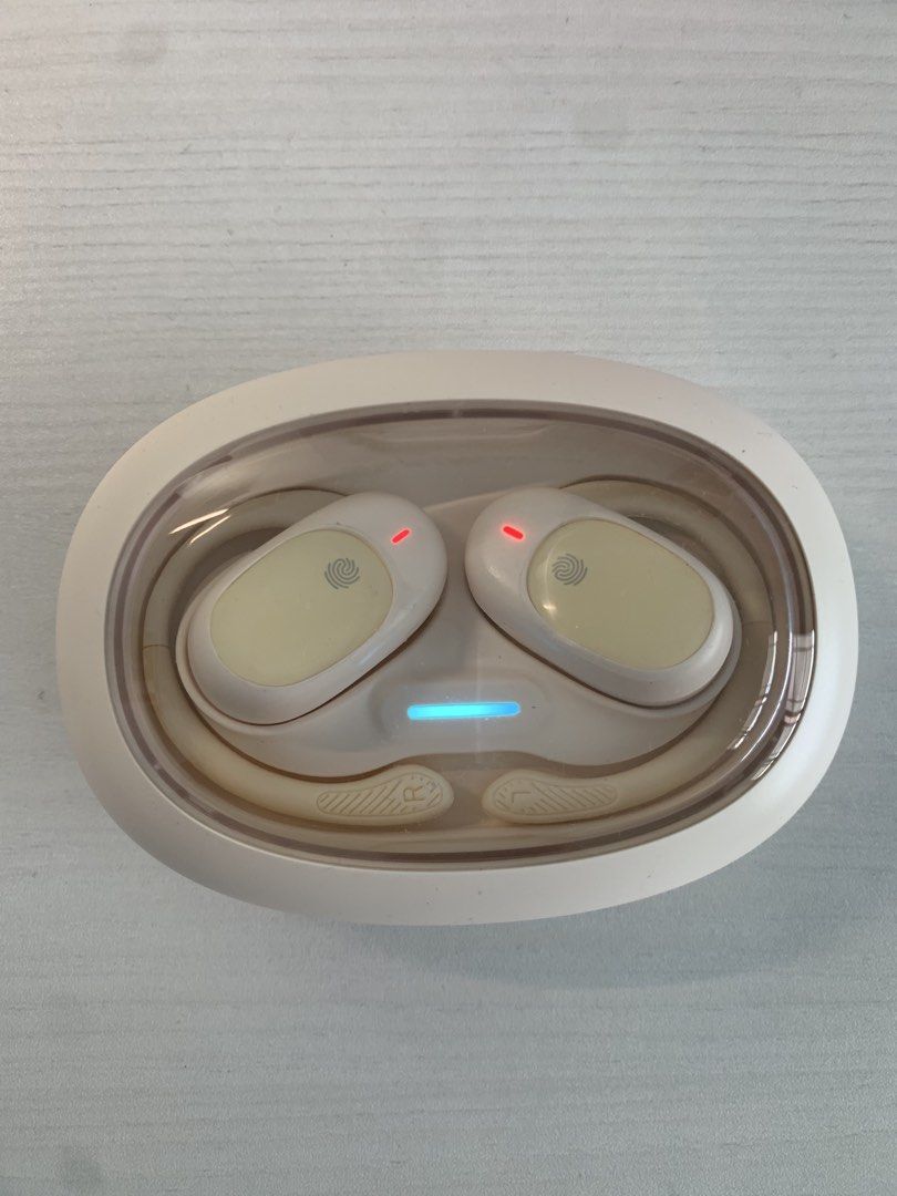 Bluetooth Earbuds in Charging Case with Hook Design486503949681315840