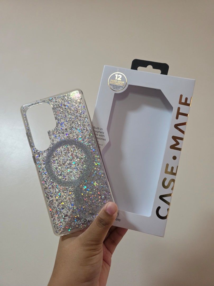 Casemate – Twinkle Disco with Magnet (Category: Cases & Sleeves) located in Leyte. Submitted by _kthkjk (Listing ID 1444693696, Image 1). Description: Casemate – Twinkle Disco with Magnet - 9/10 Note: - Selling Price: 1k (Purchase Price: 2,250) - Includes original packaging and stickers - Preloved LOC: Leyte Shipping through J&T or LBC to be shouldered by the buyer..