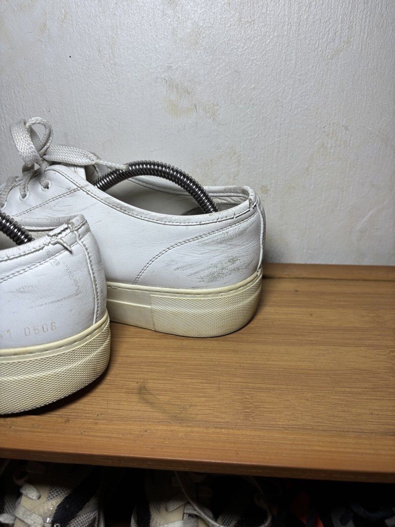 Common Projects Lowtop Sneakers (Category: Sneakers) located in Calamba. Submitted by sinauna. (Listing ID 1444792304, Image 3). Description: WTS: Common Projects Lowtop Sneakers Condition/Issues: used condition with light scratches, stain in insole, and slight dragging Size on tag: EUR 42 Price: Mine - 999+SF Plus shipping fee! Free shipping if you purchase more than 3 items. Also, I can give you a discount in my previous listings so check it ou